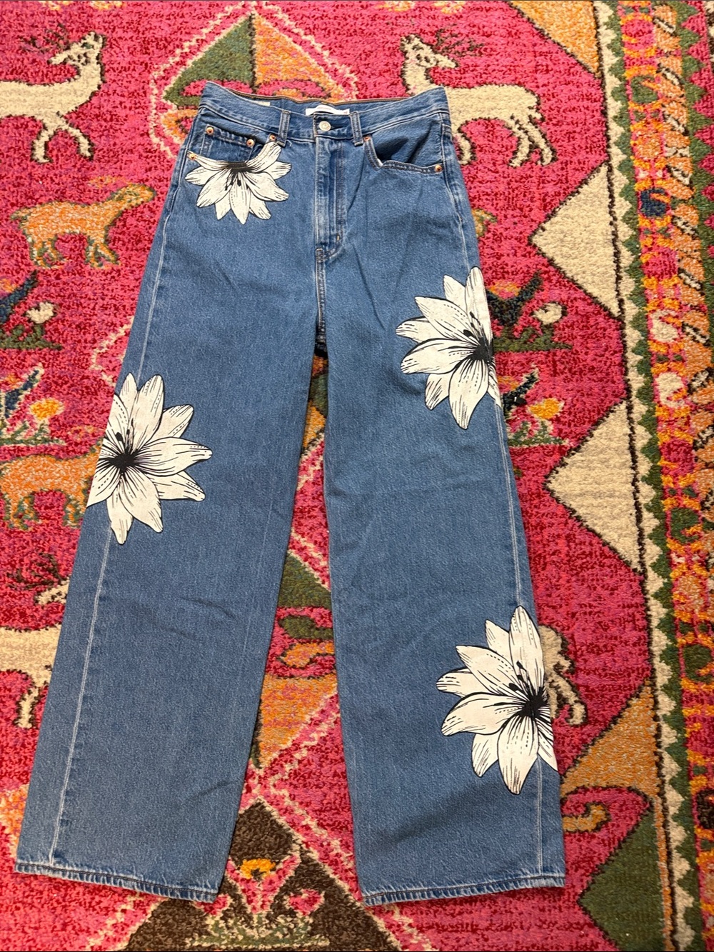 Farm Rio X Levi’s RARE FIND size 28 - Picture 2 of 7
